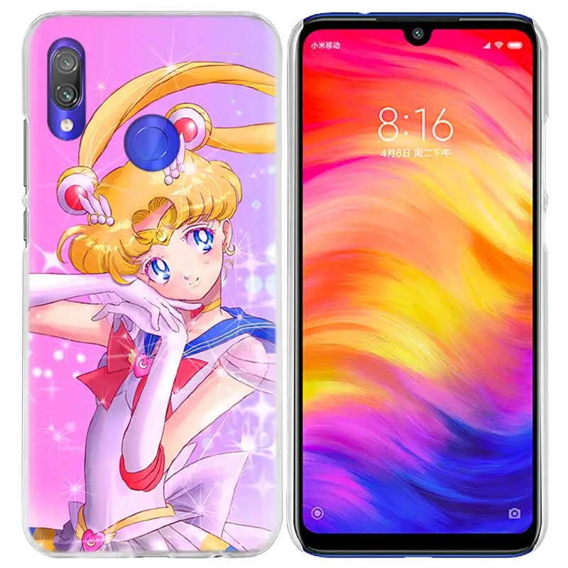 09 Чехол для телефона Sailor Moon Аниме Girl для Xiao mi Red mi Go Note 7 6 6A Pro S2 5 5A 4X mi A1 A2 9 mi x 3 5G 8 lite Play - Цвет: 09