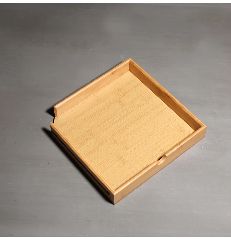 PINNY Natural Bamboo Pu 'er Tea Caddies Traditional Chinese Environmentally Friendly Tea Box Chinese Kung Fu Tea Accessories