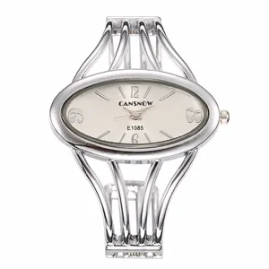 Эллиптические часы с драгоценными камнями, новые женские часы с ремешком, Прямая поставка, модные цифровые кварцевые часы с браслетом