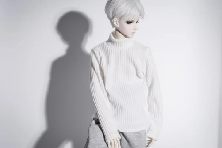 BJD кукла белый свитер наряды Костюмы Топ For1/4 17 см BJD MSD DK DZ AOD ДД кукла одежда heduoep