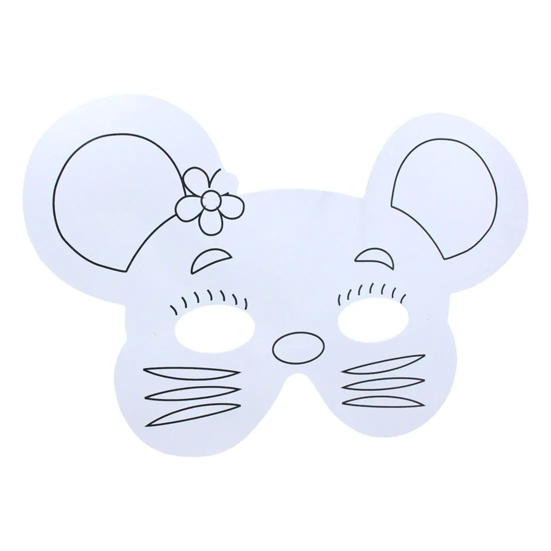 Mouse Маски животных, детские руки, сделай сам, вечерние, пустые, художественные поделки, для детского сада, дошкольного возраста, граффити, художественные поделки, игрушки - Цвет: Mouse
