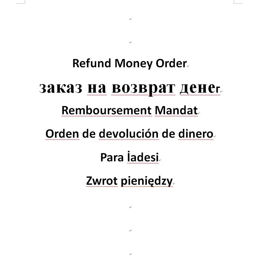 

8000184513601646 Refund Money Order