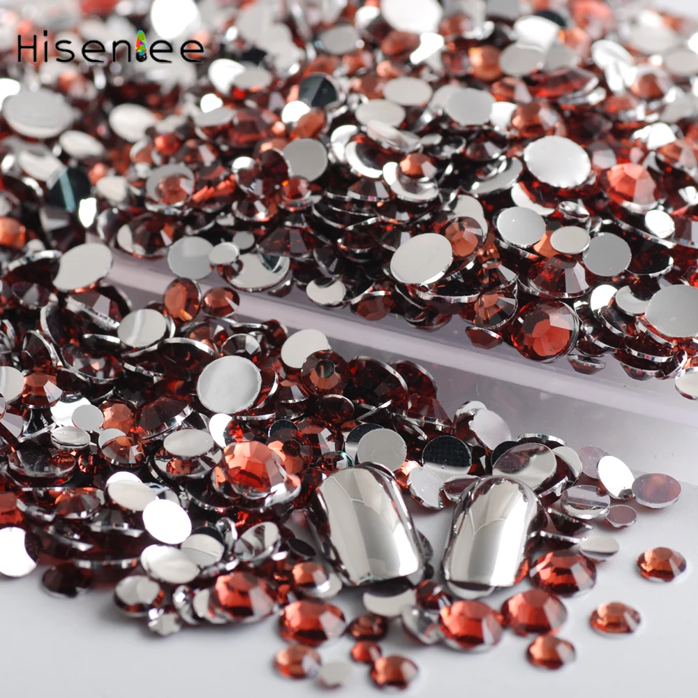 Высокое качество мода 2000 штук Классический Шарм красный кофейный цвет Плоская