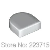 * Плоская плитка 1X1 1/2 круг Y357 50 шт DIY Просветленный блок кирпич часть № 24246