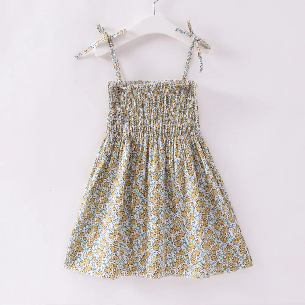 Toddler Kids Baby Girls Sling Dress Sleeveless Printing Princess Party Dresses Drop Shipping | Детская одежда и обувь
