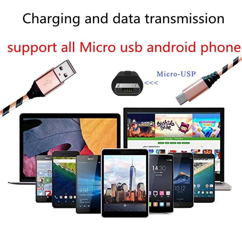 20 см нейлоновый Micro usb для Huawei honor 9lite 7a 8a 7C samsung galaxy j7 j5 j4 lg k8 k10 2017 sony z3 z4 z5 быстрое