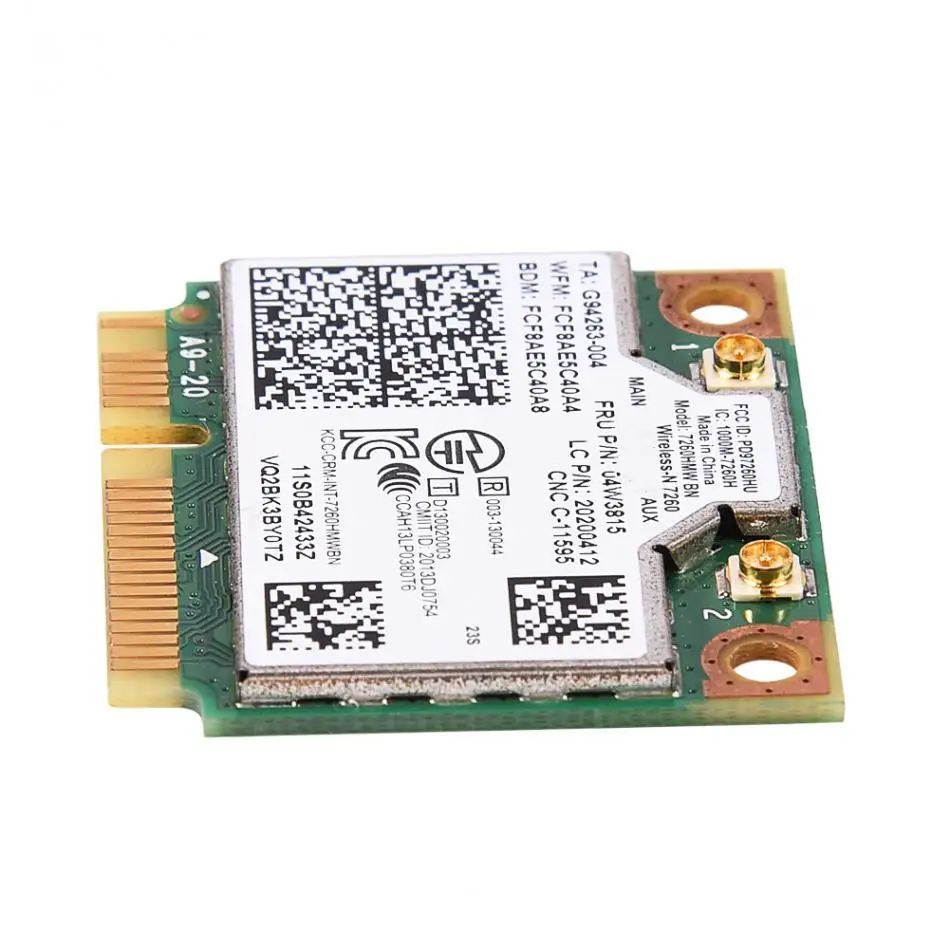 Для Intel 7260 BN 802.11b/g/n 04W3815 Mini PCI-E WiFi модуль карты для lenovo Y510P Y410P Y430P высокое качество