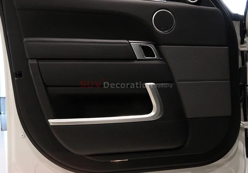 

2017 Accessories 2014 - 2016 For Land Rover Range Rover Sport ABS Inner Car Door Storage Box Cover Trim *4