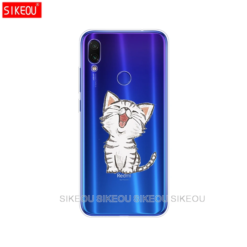 Мягкий силиконовый чехол из ТПУ с рисунком для Xiaomi Redmi Note 7 6 3 дюйма Fundas Coque Note7