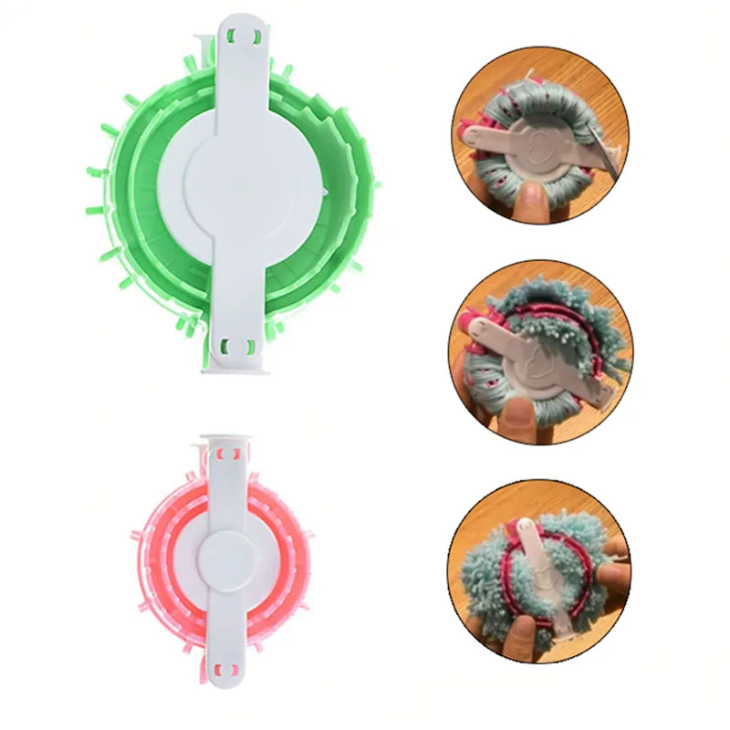 2 шт./компл. Pompom Pom pom Maker для пушистого шарика ткацкая игла ремесло DIY шерсть