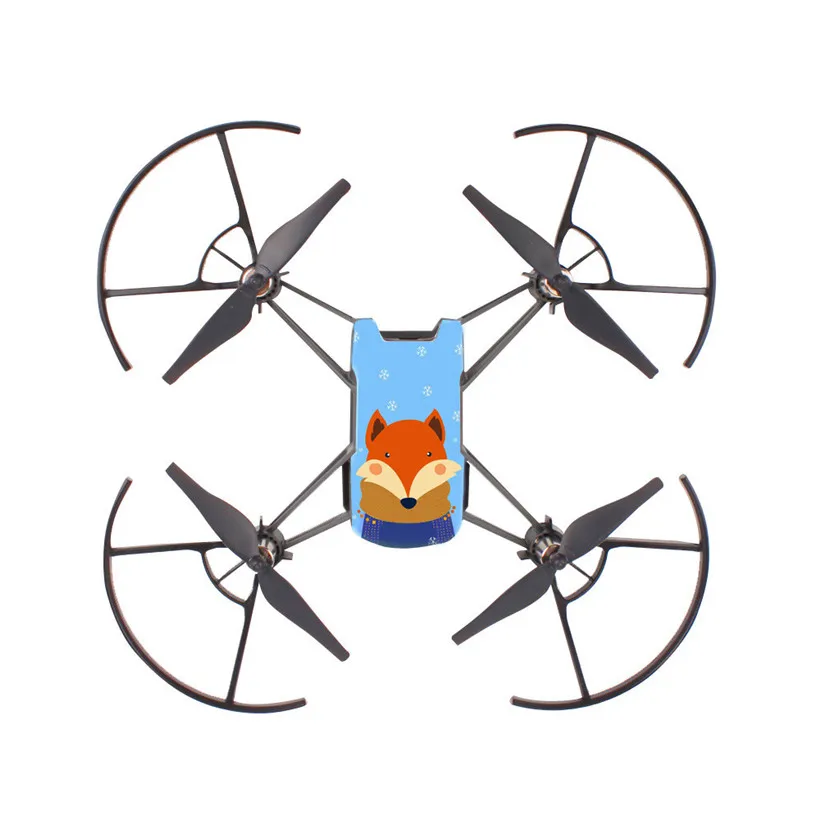 Omeshin 3 шт. классные водонепроницаемые ПВХ наклейки для корпуса DJI TELLO Drone 180322 Прямая
