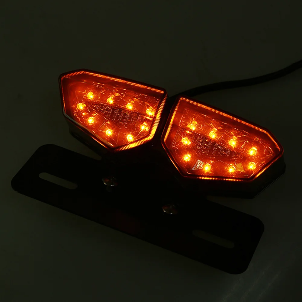 Мотоциклетные задние светильник 12V светодиодный поворотник задний тормоз s