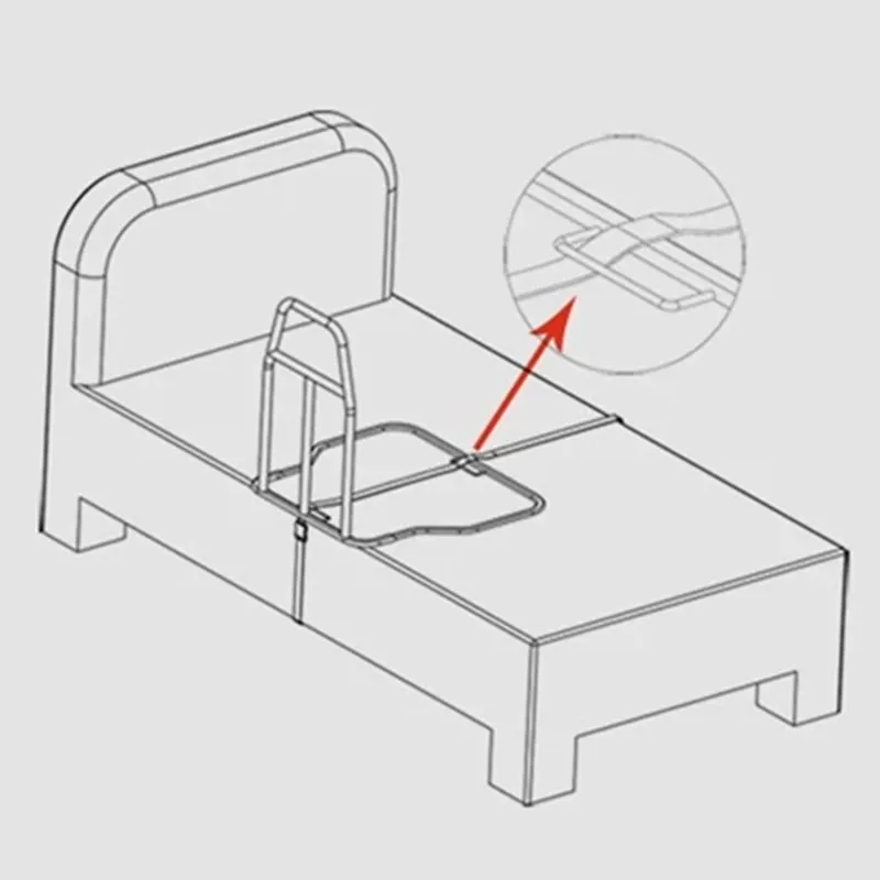 JayCreer Bed Rails for Elderly- Hospital Grade Safety Bed Rail for Adults Seniors, Bed Side Handrail, Senior Adult Handrail