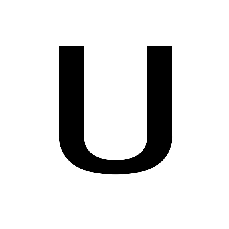 U 1 шт. Изящный Тонкий браслет с инициалами золото Нержавеющая сталь имя браслеты с подвесками для женщин, ювелирное изделие, подарок для невесты - Окраска металла: U