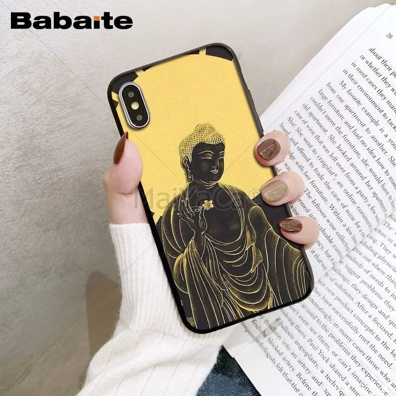 Babaite Gautama Будда Новинка чехол для телефона Fundas чехол для Apple iPhone8 7 6 6S Plus X XS MAX 5 5S SE XR крышка 11 11pro 11promax - Цвет: A10