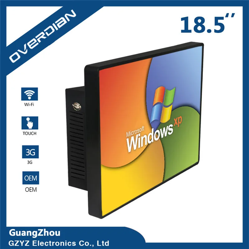 18 5 &quot32GSSD XP система промышленный ПК бытовой встроенный компьютер capacivetouch самолет