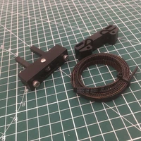 anet a8 x axis belt tensioner kit black aluminum upgrade mod gates grip gt2 belt idler hardware