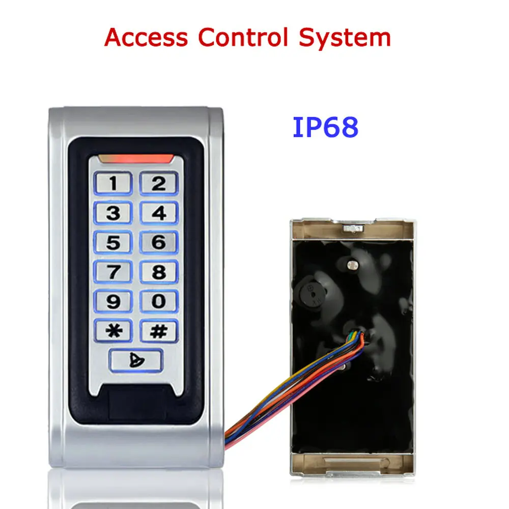 

Door Access Control System Controller Waterproof IP68 Metal Case RFID Reader Keypad