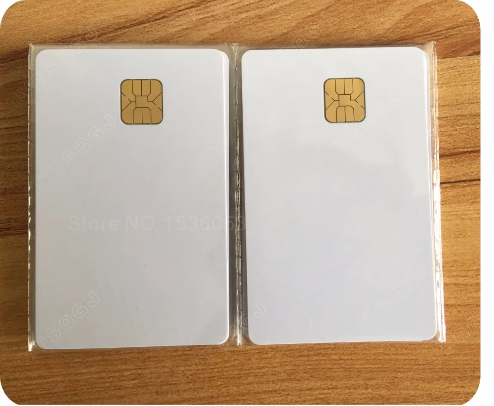 500 шт./лот ПВХ ISO7816 SLE4428 чип контакт Смарт IC карта для контроля доступа с бесплатной