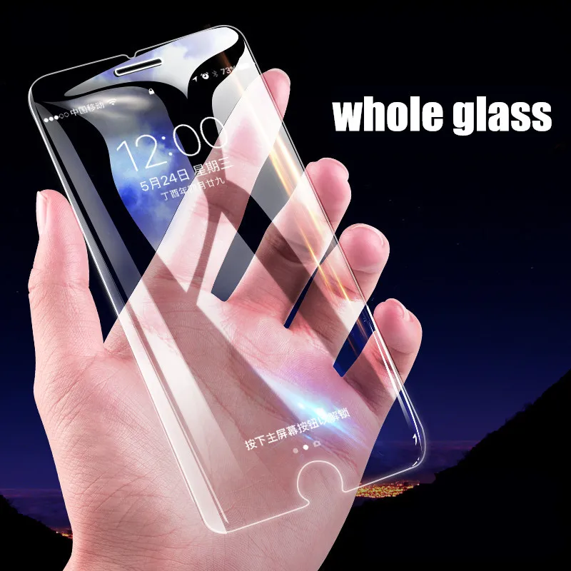 LOLEDE 2.5D 9H Tempered Glass For iPhone X 8 7 6S 6 Plus 5 5S 4S SE 10 Screen Protector Toughened Phone Cover Film | Мобильные