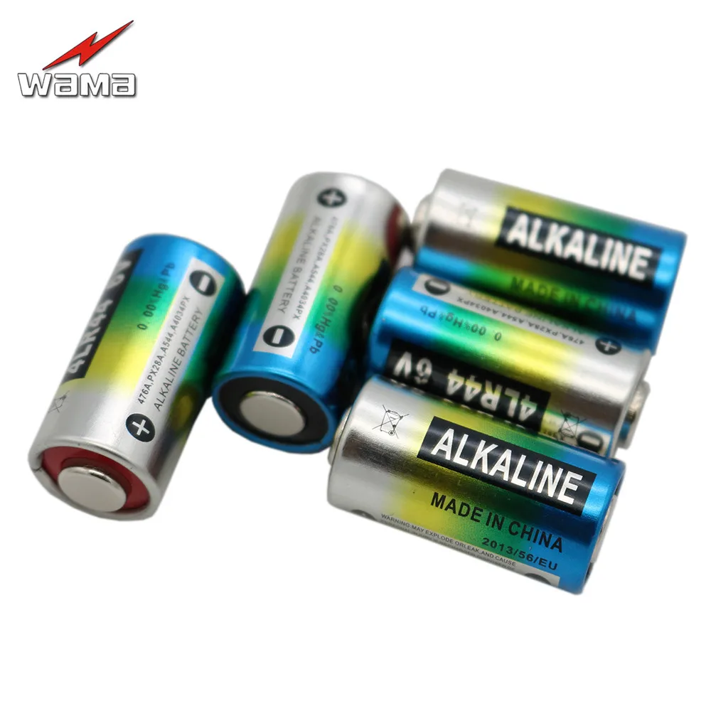10x Wama 4LR44 6V сухие щелочные батареи для дрессировки собак амортизирующие ошейники