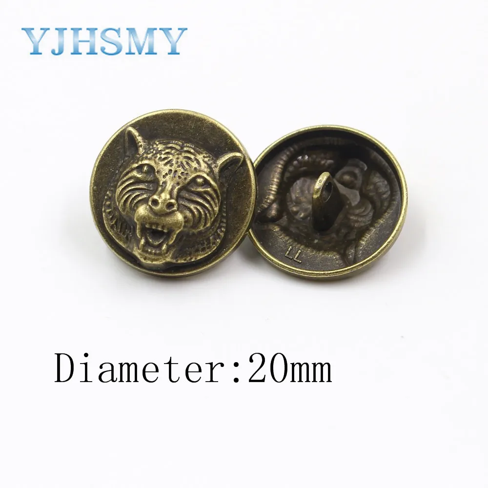 YJHSMY A-19512-510 10 шт./лот 27/22/20 мм высокое качество металлические пуговицы кардиганы