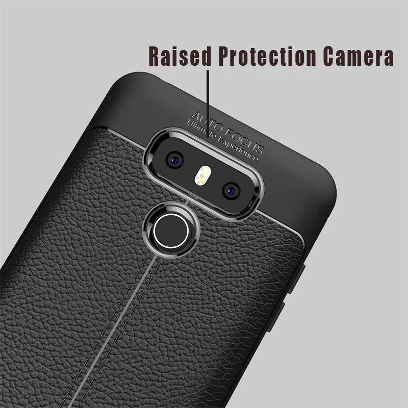 Фирменный оригинальный противоударный защитный матовый чехол для LG G6 из мягкой