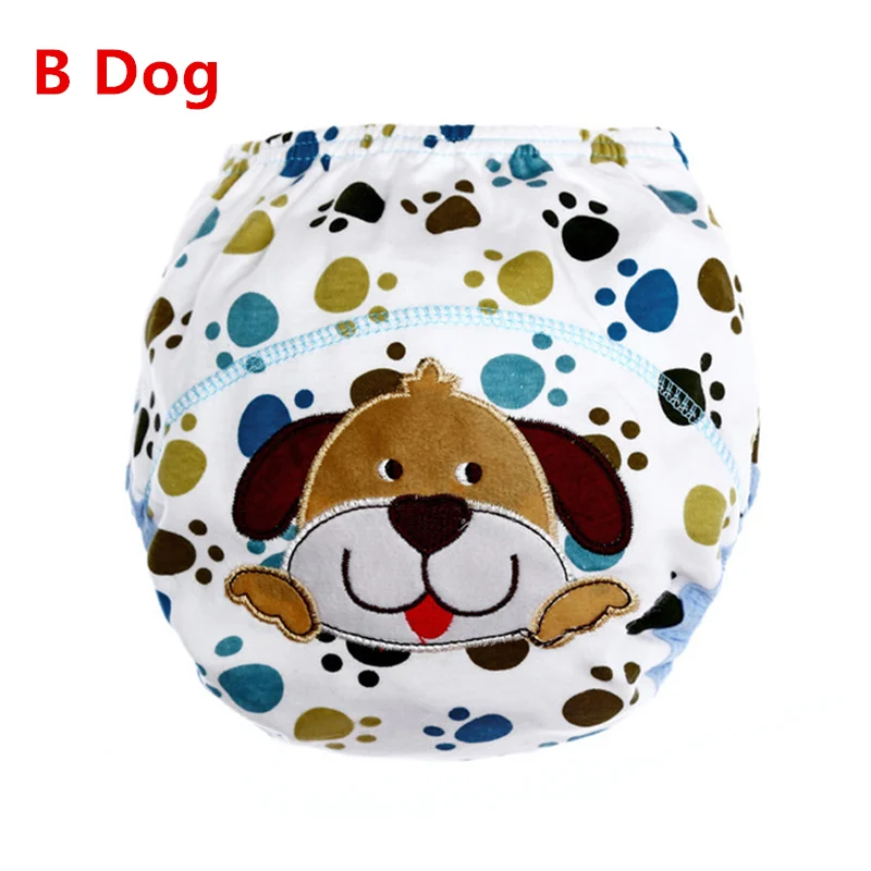 B Dog 30 шт Многоразовые Детские тренировочные штаны для горшка водонепроницаемое нижнее белье детские трусики - Цвет: B Dog