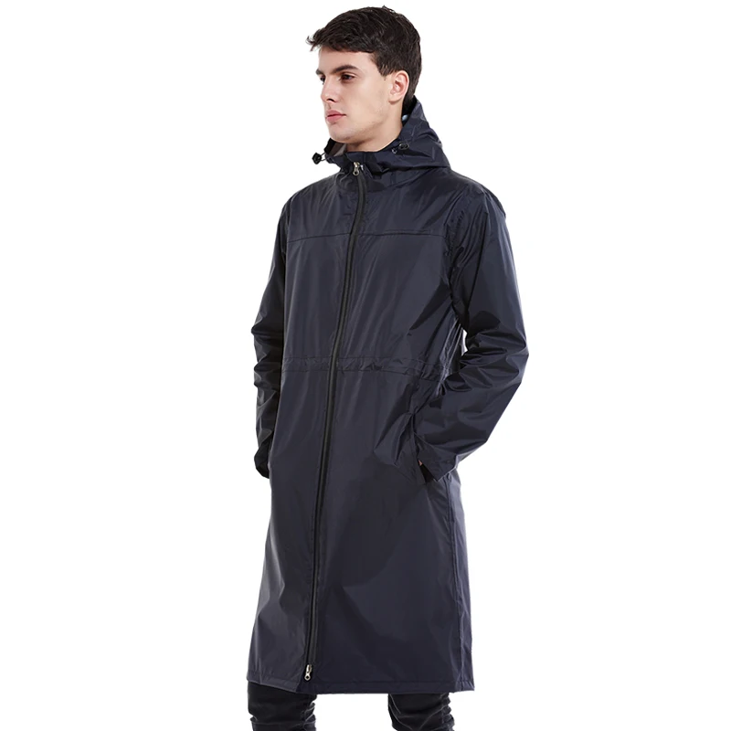 Дождевик для взрослого мужчин водостойкий унисекс дождевик из полиэстера куртка