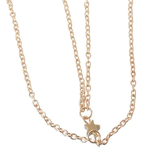 Женский кроссовер портупея в форме звезды бикини тело живот талия ожерелье