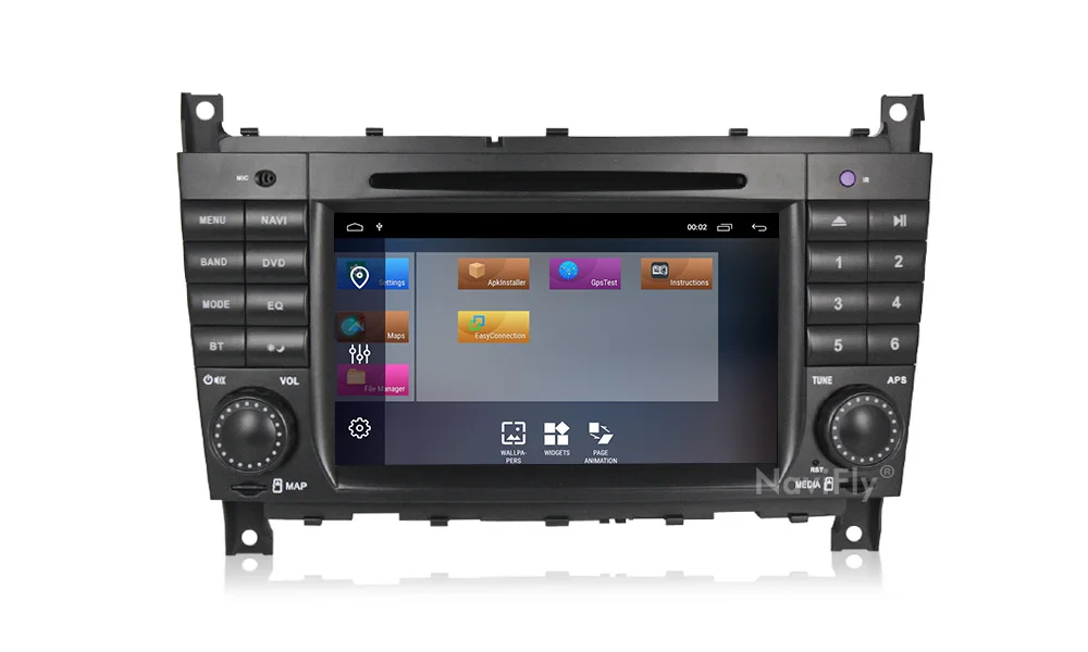 Navifly Android9.1 RDS DVR DAB+ автомобильный DVD мультимедийный плеер для Mercedes W203 android C200 C230 C240 C320 C350 CLK W209