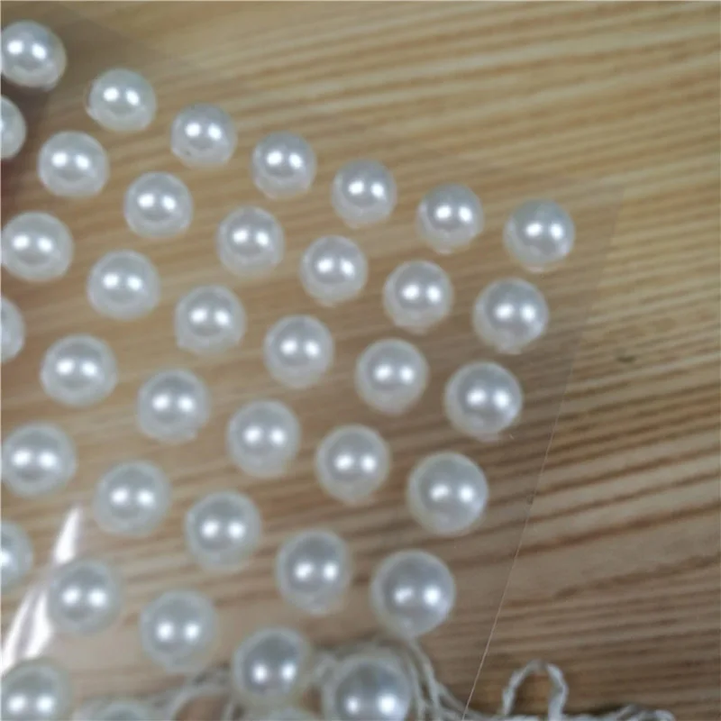 63 шт./лот белый искусственный жемчуг акриловый самоклеющийся стикер мобильный