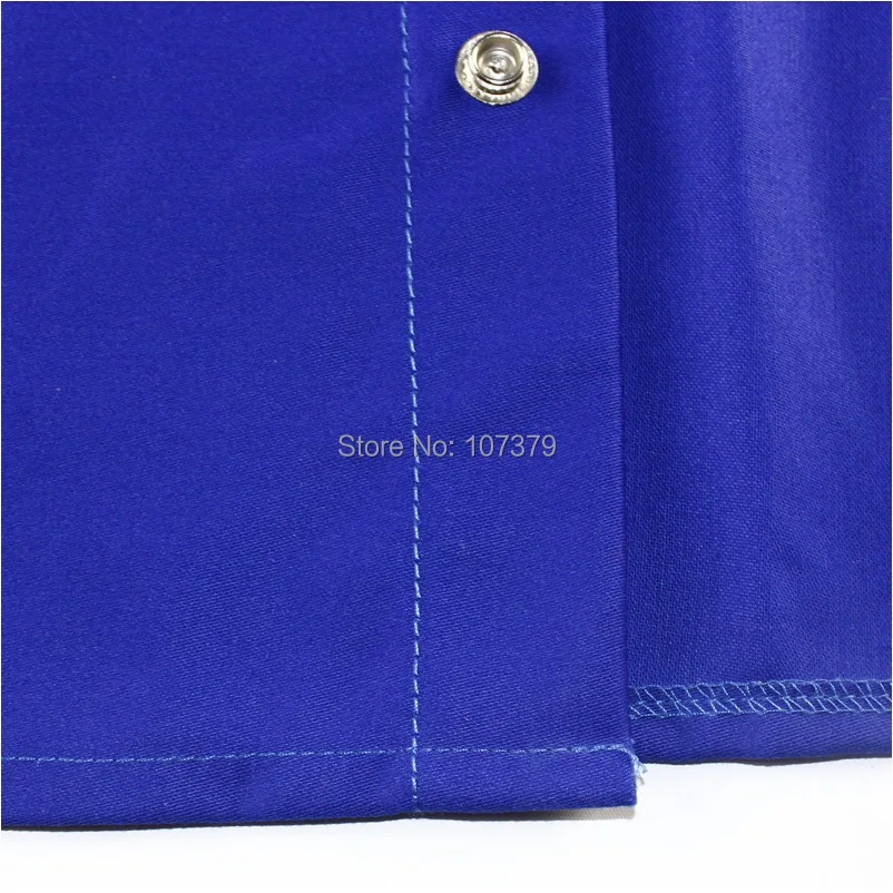 Weldor Apron 9 OZ FR хлопок синий огнестойкий куртка для сварщика безопасная сварочная