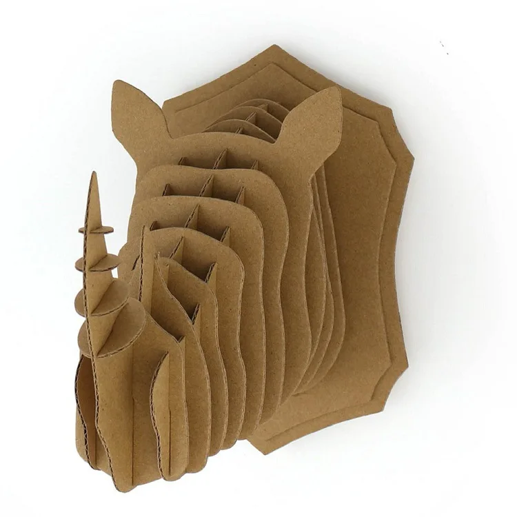 3 шт./Партия DIY 3d головоломка бумажная модель животного дошкольного творчества носорог/олень/слон Головоломка Детские развивающие игрушки для детей