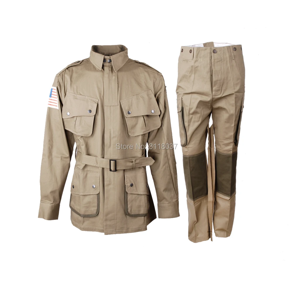 Косплей WWII США M42 AIRBORNE комбинезон куртка и штаны| |
