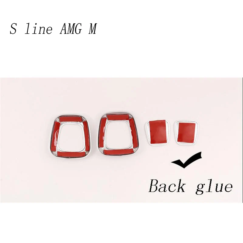 Автомобильный Стайлинг подголовник на сиденье кнопки панель чехлы наклейки