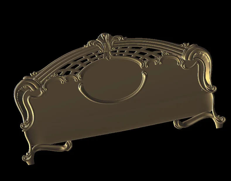 

2 pieces bed 3D model relief STL model for CNC Router carving engraving artcam type3 aspire R554