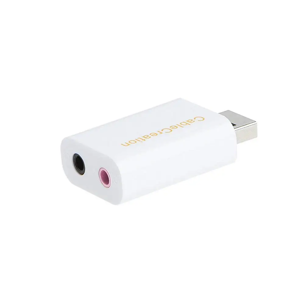 USB к аудиоадаптеру с разъемом 3 5 мм внешняя звуковая стереокарта jorinдо гарнитурой