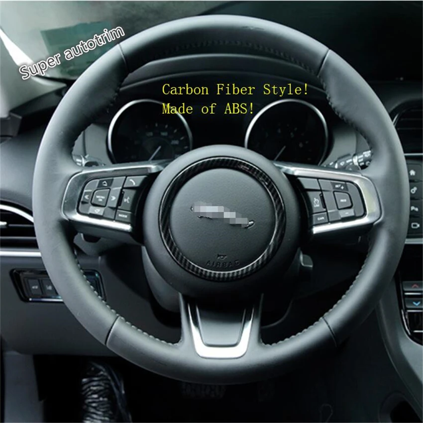 Lapetus ABS руль обод для колеса Крышка отделка 1 шт. подходит Jaguar XE XF 2016 2017 2018 2019
