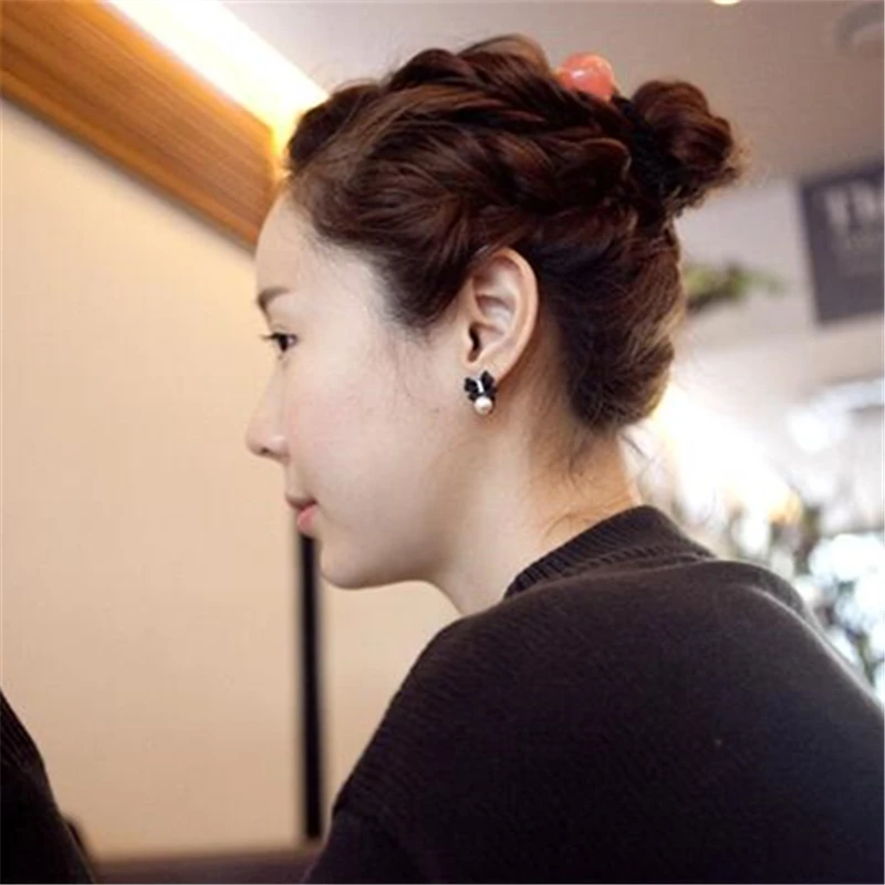 Корейская версия новой имитации инкрустации дикие милые жемчужные серьги с