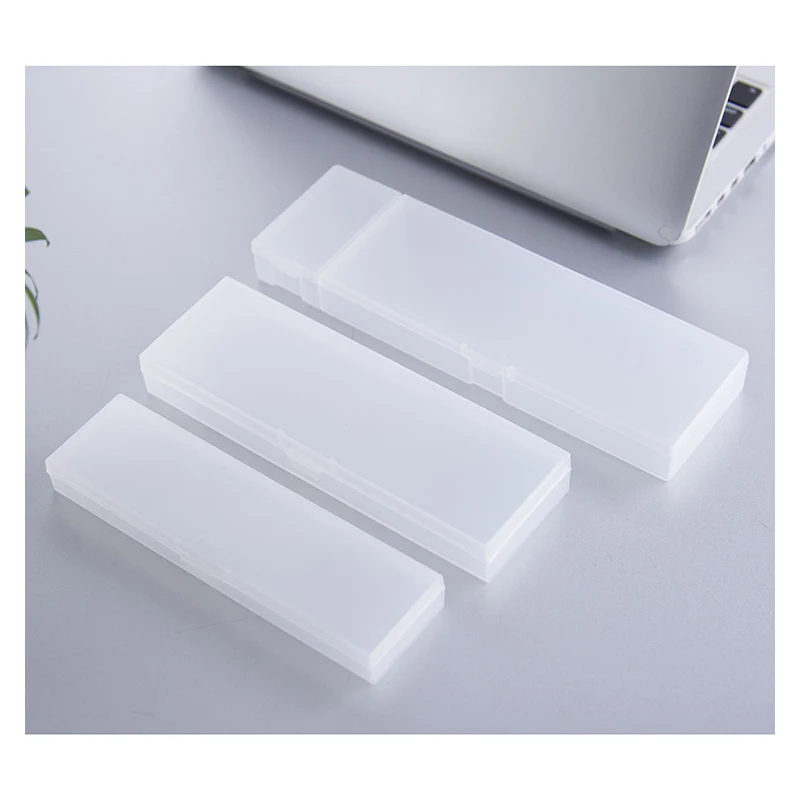 MUJI матовый прозрачный Футляр Чехол нетоксичный ПП пластиковая коробка для ручки школы канцелярские многофункциональный простой стиль