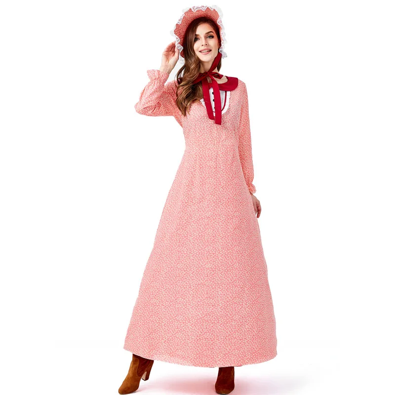 Новинка женское платье для фермы шляпа фартук маскарадный костюм горничной