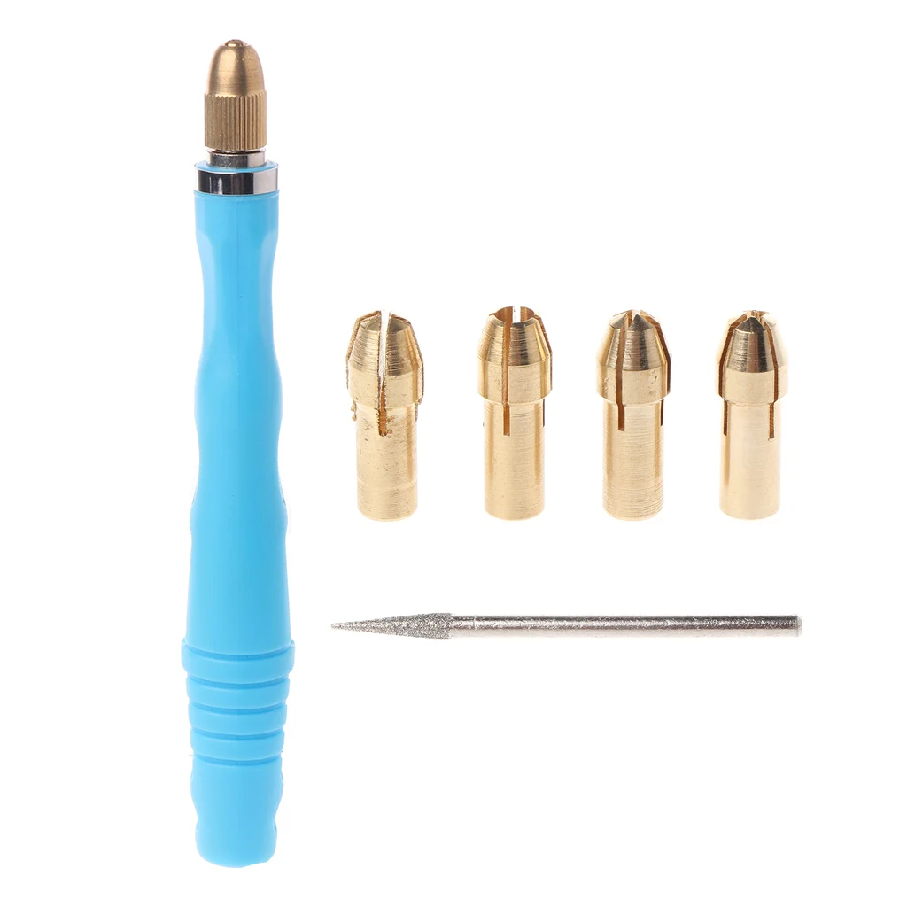 Многофункциональный набор ручек с иглой и 4 латунными патронами для ручной