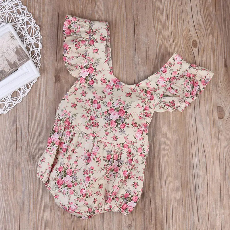 UK STOCK Infant Baby Girl Romper Jumpsuit Outfit Summer Sunsuit Clothes Child Kids Girls Clothing | Мать и ребенок