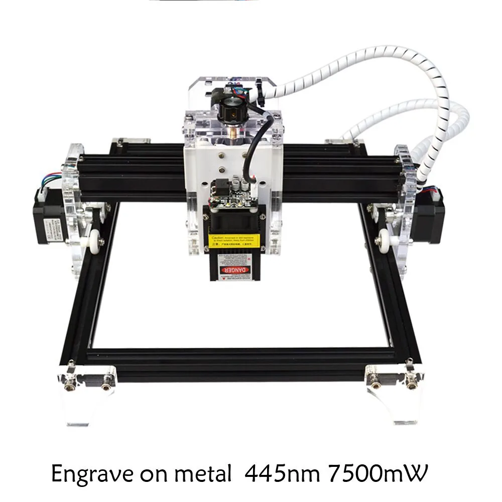 Hot 24*19cm Mini CNC Laser Engraving Machine DC 12V DIY Engraver Desktop Wood Router machine cutting plotter laser engraving