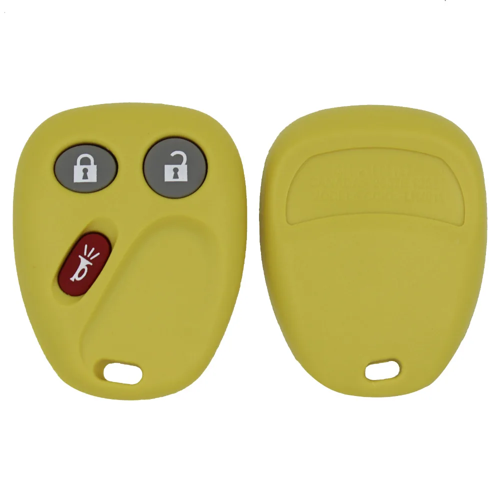 Чехол для дистанционного ключа подходит 2003-2007 Saturn Buick Cadillac GMC Chevrolet Silverado W/Pad 3