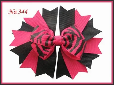 

50 pcs BLESSING Good Girl 4.5" Novel A-Swallowtail Hair Bows Clip 227 No. Hand Customize Hair Accessories
