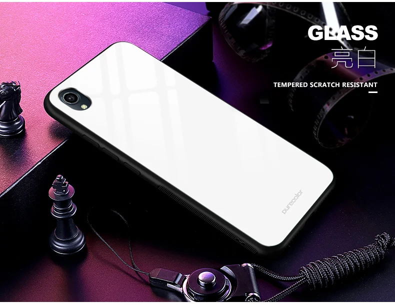 Чехол для Vivo Y91C ЧЕХОЛ ДЛЯ VIVO Y91C чехол 6,22 мультфильм стекло жесткий задняя крышка чехол для телефона для VIVO Y91C VIVOY91 Y 91 Y91 91C VIVOY91C
