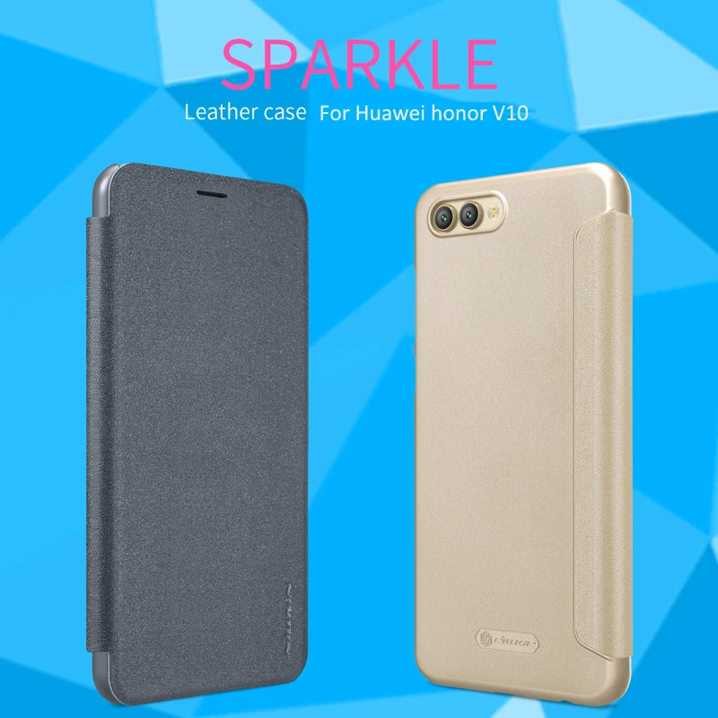 NILLKIN Case For Huawei Honor View 10 High Quality Leather Flip Cover V10 | Мобильные телефоны и аксессуары