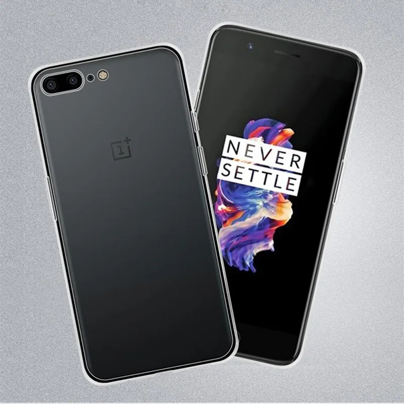 OnePlus 5 силиконовый чехол One Plus задняя крышка мягкая TPU прозрачный Чехлы для